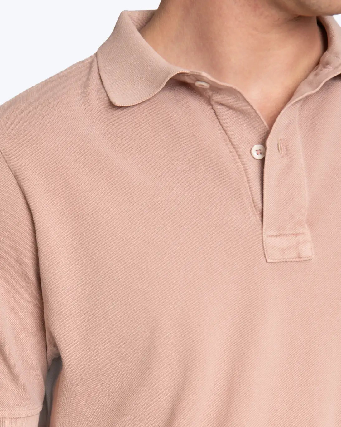 POLO DE MANGA CORTA ROSA CLARO TWAY