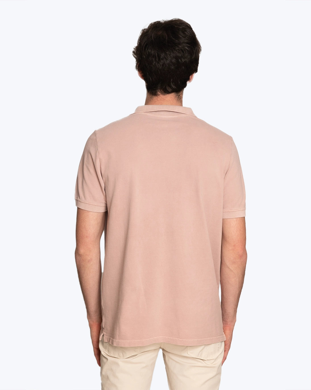 POLO DE MANGA CORTA ROSA CLARO TWAY