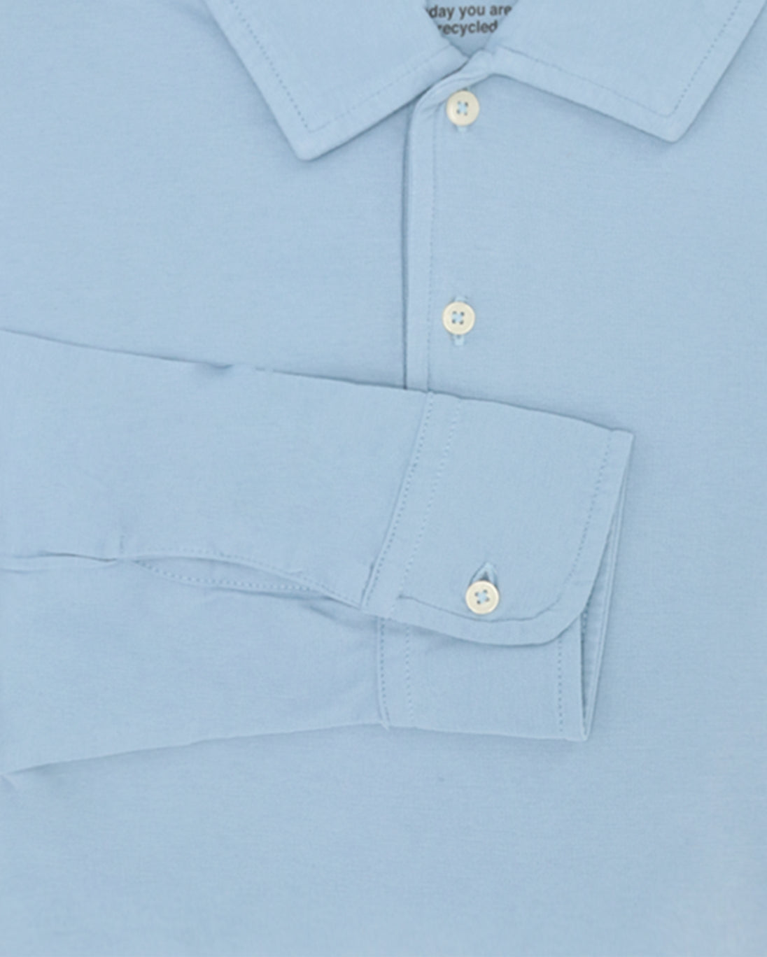 POLO PATRICK MANGA LARGA CELESTE ECOALF