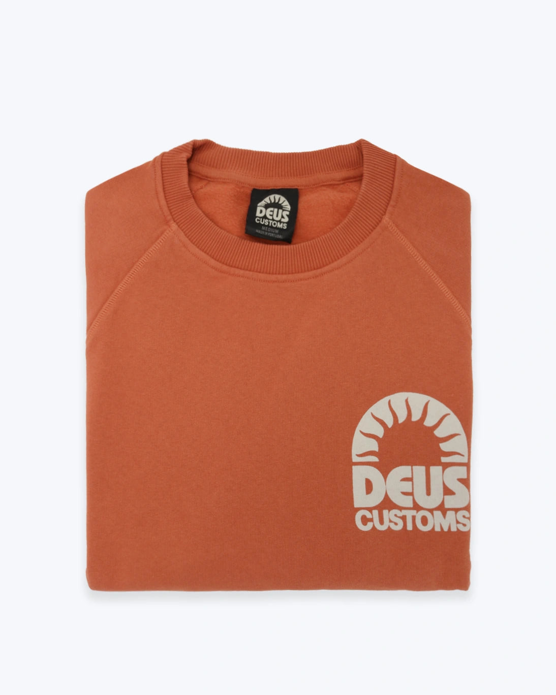 SWEAT-SHIRT ORANGE DEUS