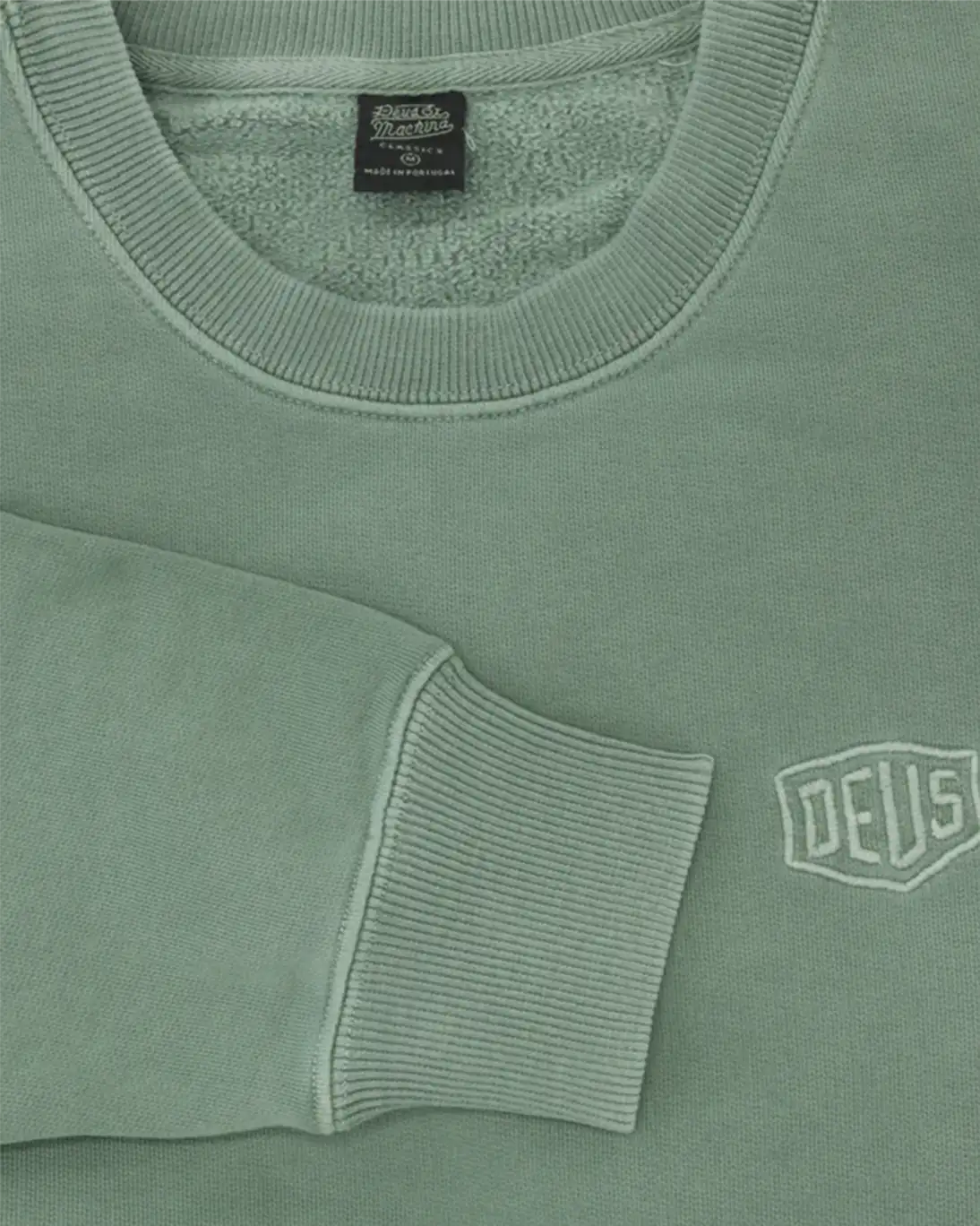 SWEAT-SHIRT VERT DEUS