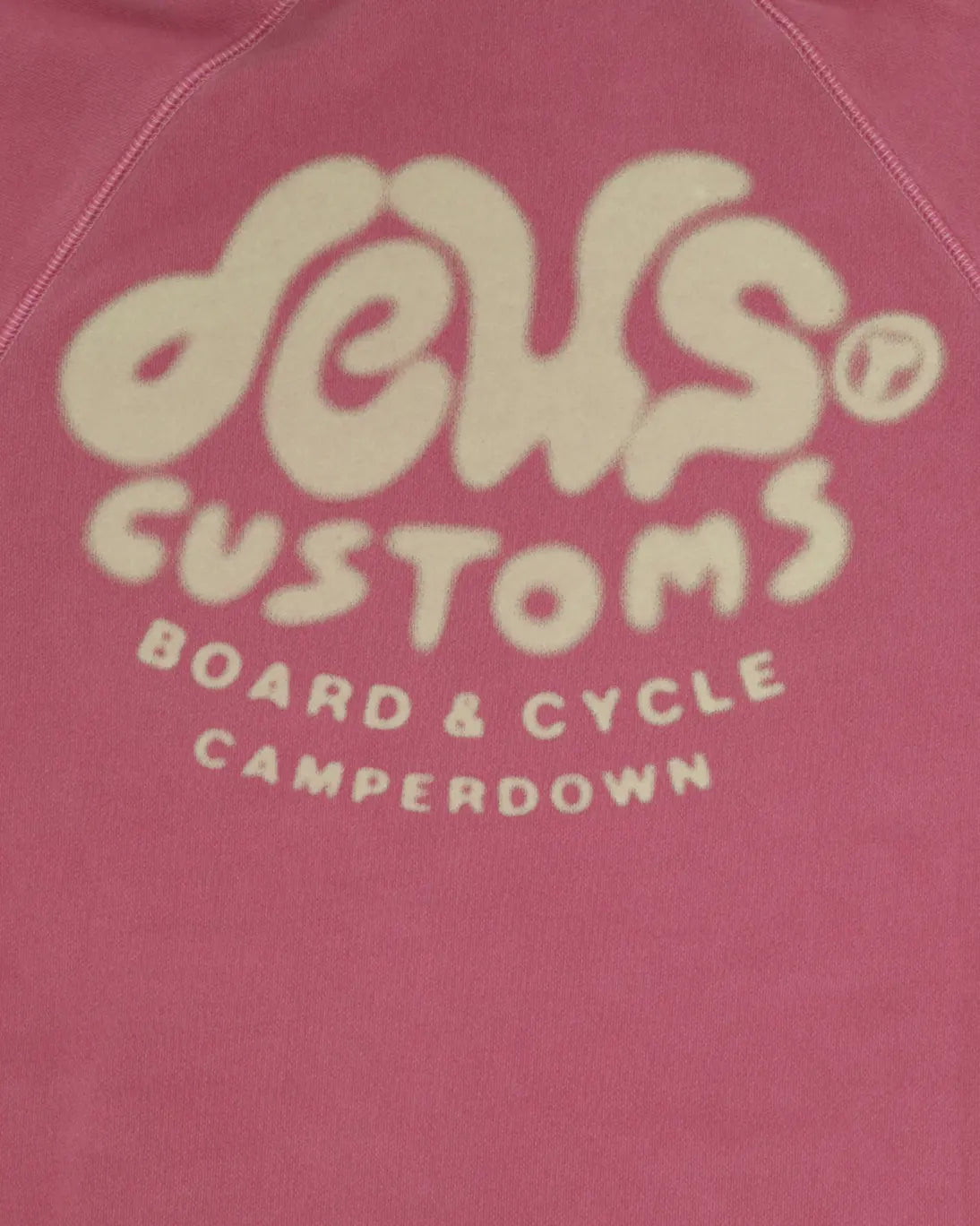 SUDADERA ROSA CON CAPUCHA DEUS