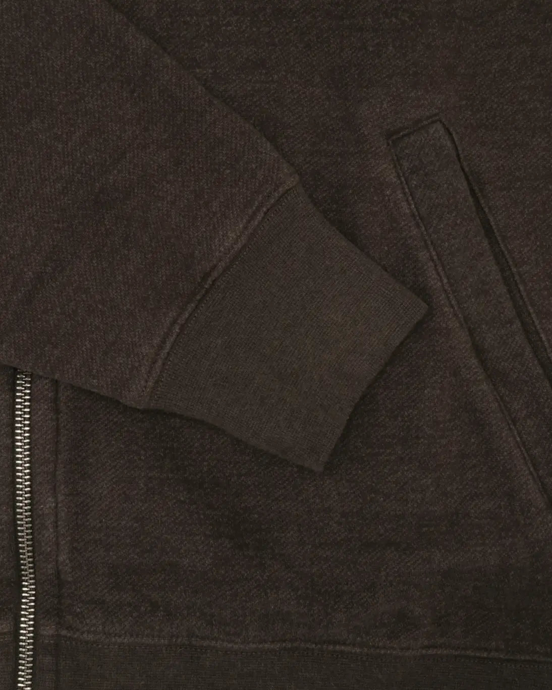 SUDADERA VERDE OSCURO CON CREMALLERA HARTFORD