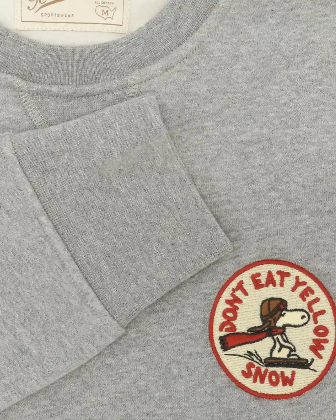 SUDADERA GRIS SNOOPY BL´KER
