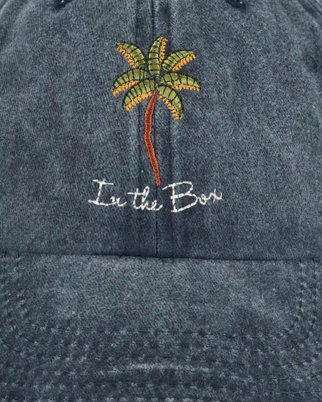 CASQUETTE PALMIER BLEUE INTHEBOX