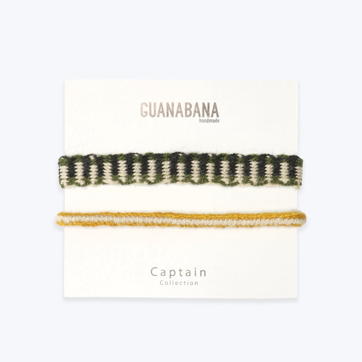 SET 2 PULSERA GUANABANA VERDE-OCRE / U