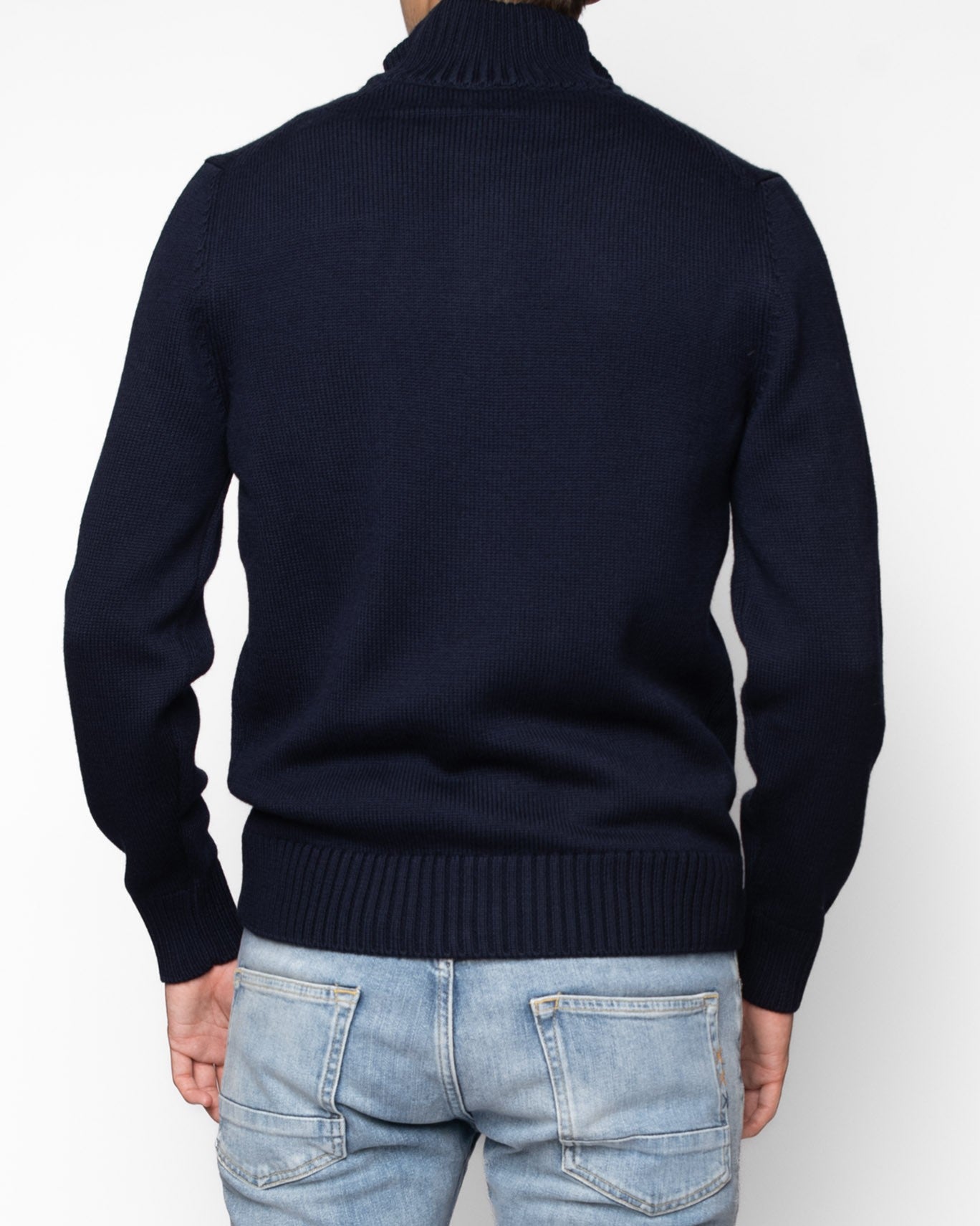 CÁRDIGAN LANA GRAN SASSO FOR FULHAM 598/NAVY / 56