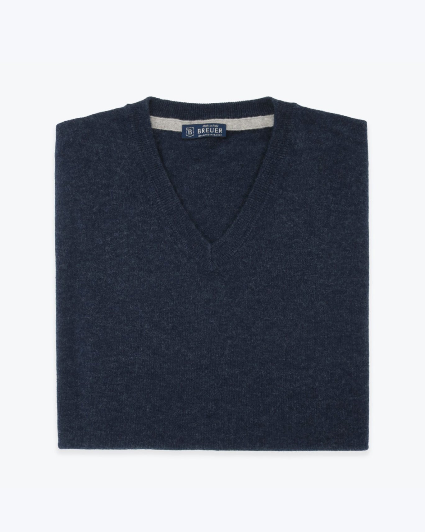 JERSEY NAVY DE LANA DE PICO BREUER