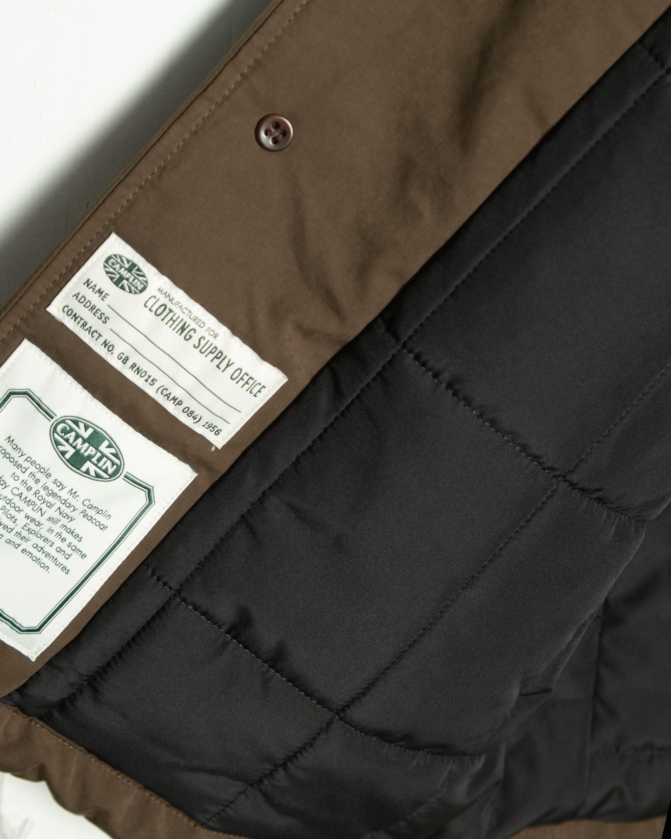 GABARDINA CON FORRO CAMPLIN VMO/VERDE / 56