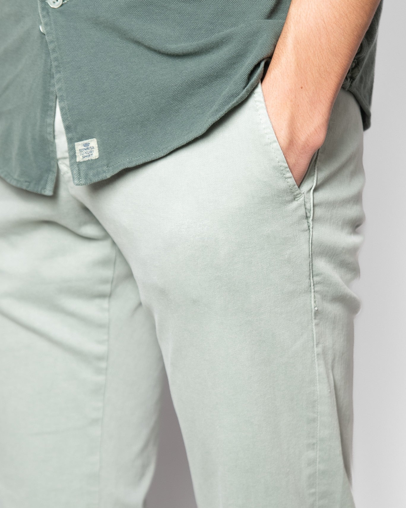 PANTALON CHINO DRIVER PANTS MAC JEANS 316W/VERDE CL. / 36
