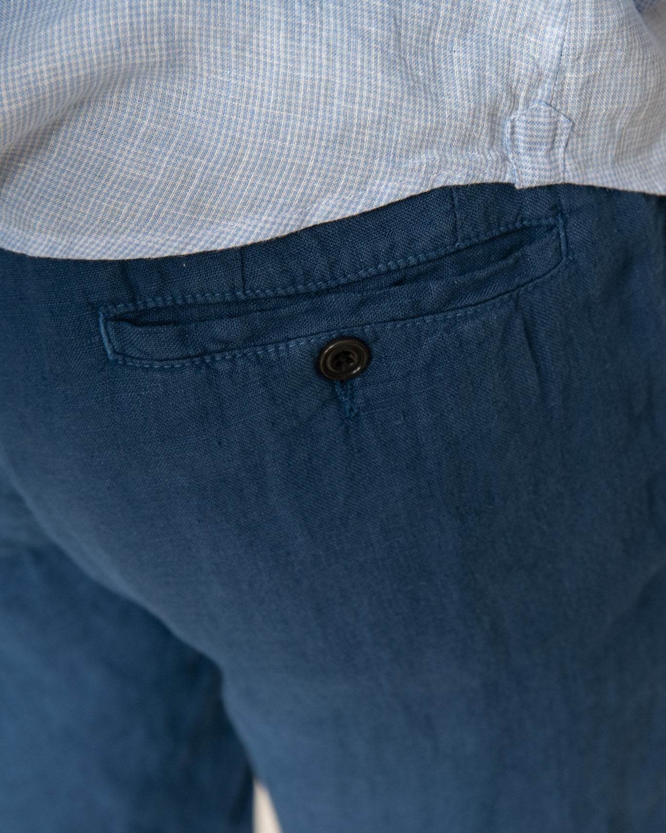PANTALON CHINO LINO HARTFORD 104/LINO AZUL / 54
