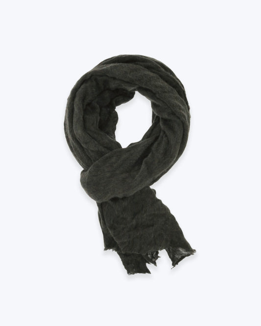 BUFANDA DE CASHMERE VERDE OSCURO BOTTO GIUSEPPE