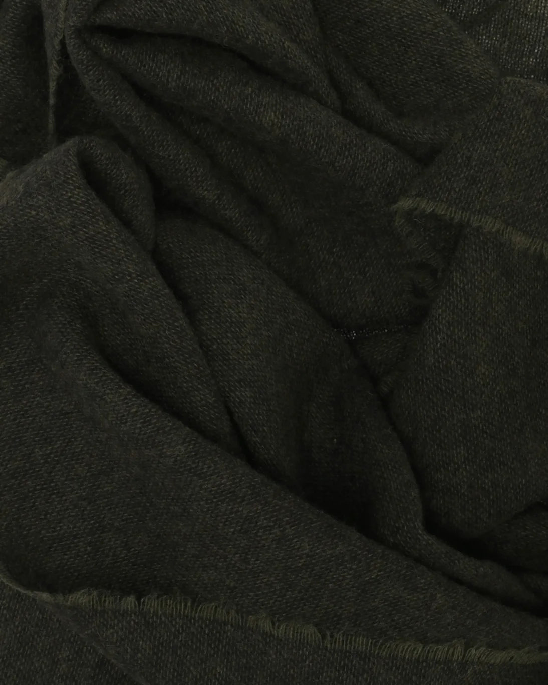BUFANDA DE CASHMERE VERDE OSCURO FULHAM