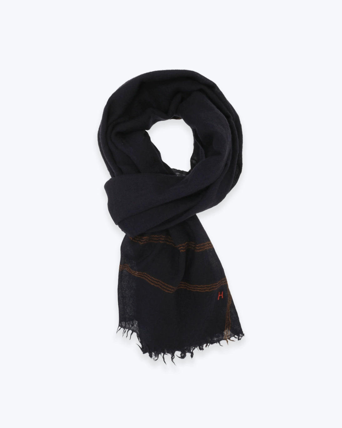 BUFANDA DE LANA CUADROS NAVY HARTFORD