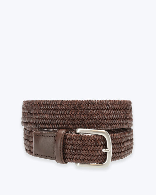 CINTURÓN DE PIEL MARRÓN GAVAZZENI