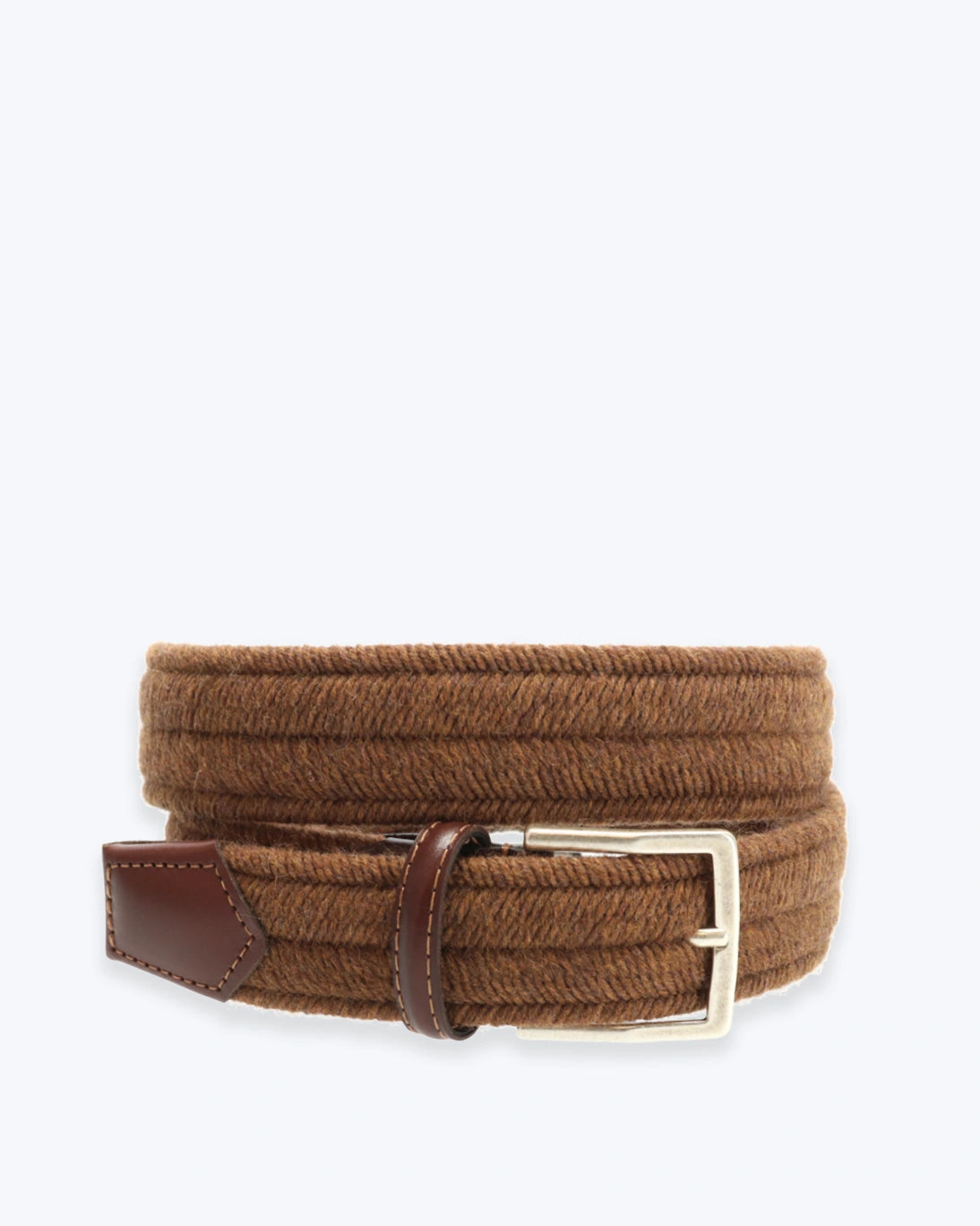 CINTURÓN DE ESPIGA MARRÓN ELÁSTICO ATHISON