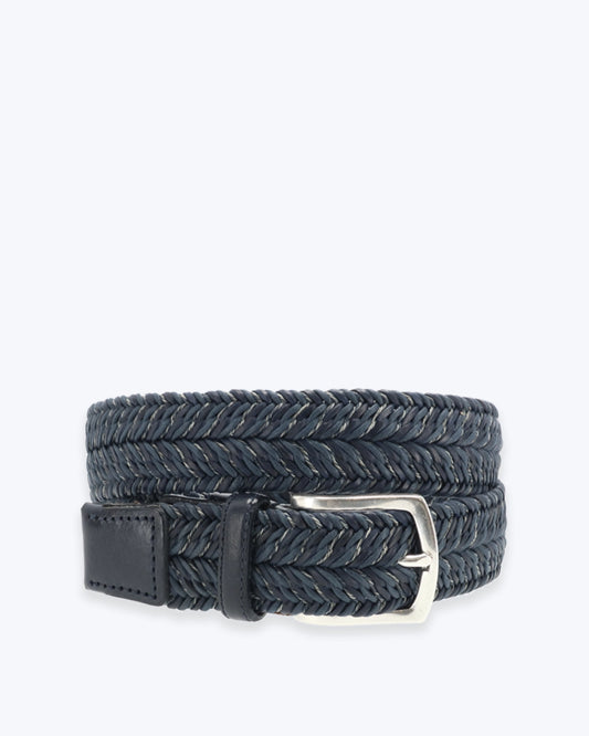 CINTURÓN DE PIEL AZUL ESPIGA GAVAZZENI