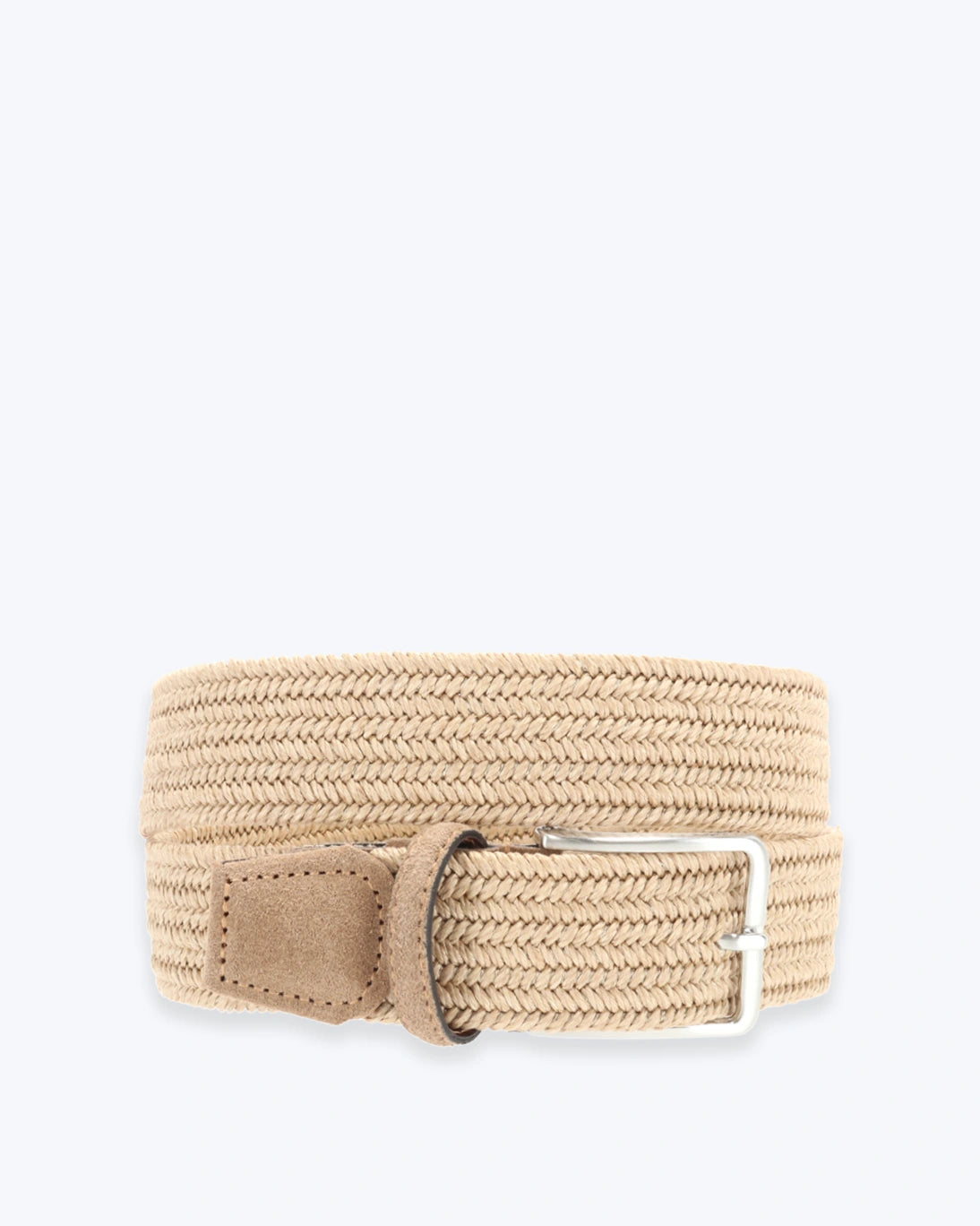 CINTURÓN TRENZADO ELÁSTICO BEIGE ATHISON