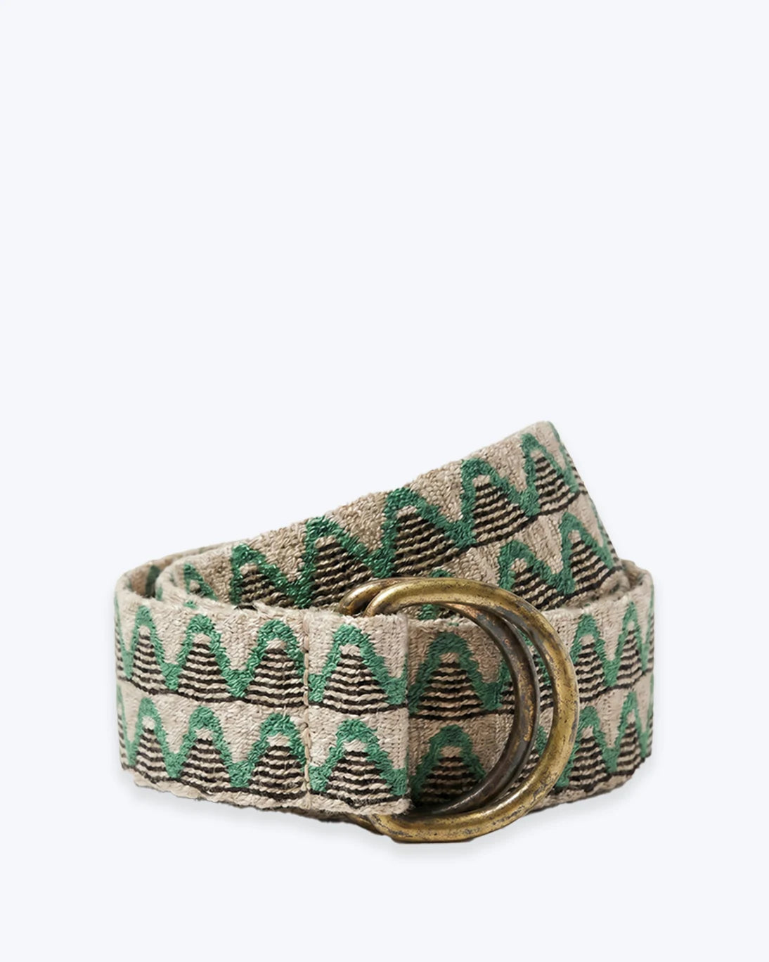CINTURÓN VERDE-BEIGE GUANABANA