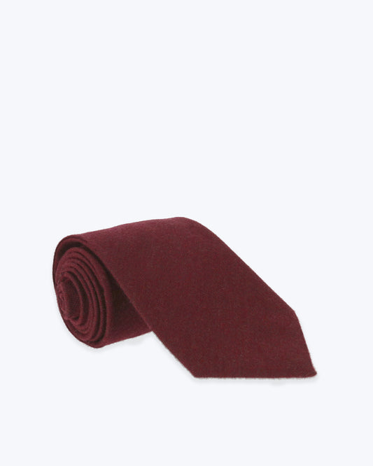 CORBATA DE CASHMERE Y LANA FULHAM 3/BURDEOS / U