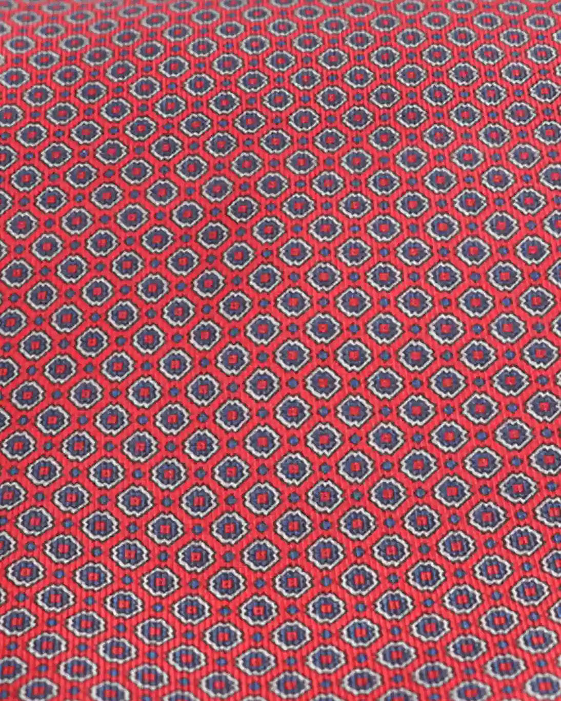 CORBATA ROJA ESTAMPADA FULHAM