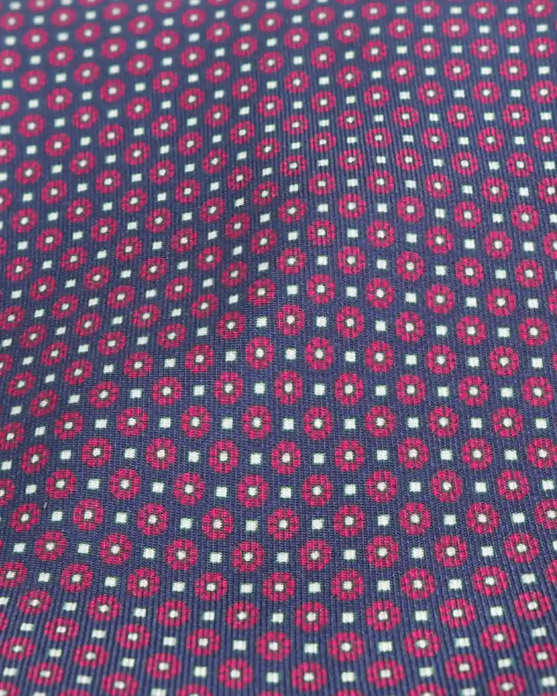 CORBATA NAVY CON FLORES ROJAS FULHAM