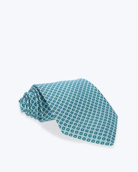 CORBATA TURQUESA ESTAMPADA FULHAM