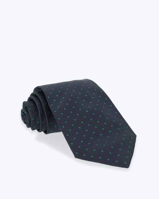 CORBATA DE SEDA NAVY PETRONIUS