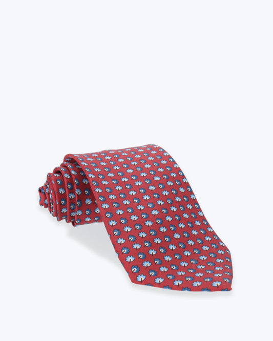 CORBATA DE SEDA ROJA PETRONIUS