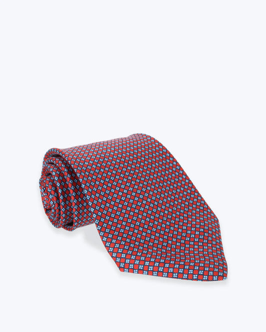 CORBATA DE SEDA ROJA PETRONIUS