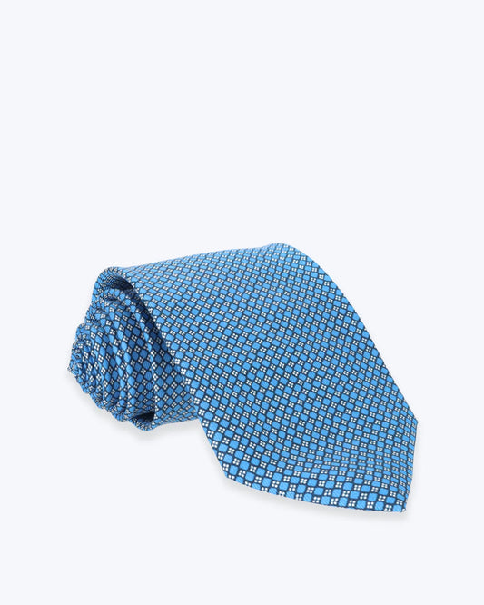 CORBATA DE SEDA AZUL CLARO PETRONIUS