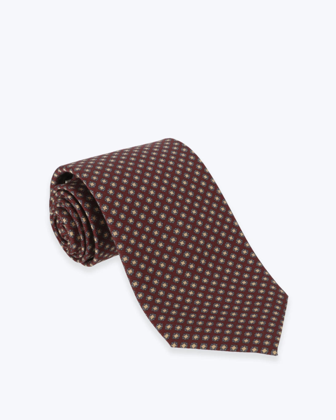 CORBATA BURDEOS ESTAMPADA FULHAM