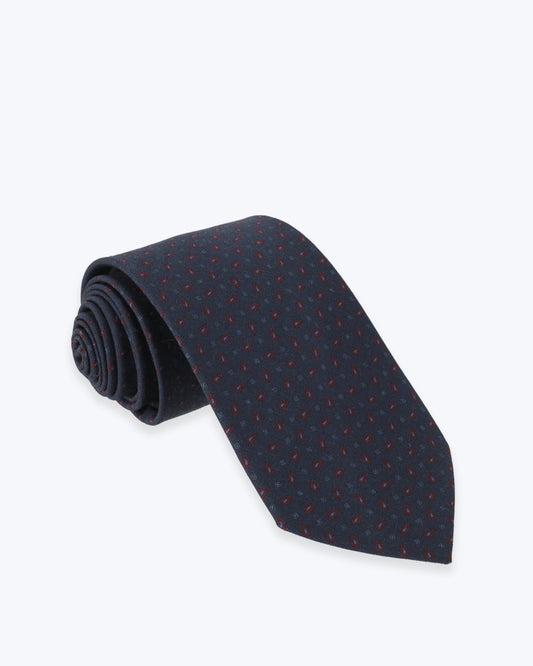 CORBATA AZUL ESTAMPADA FULHAM