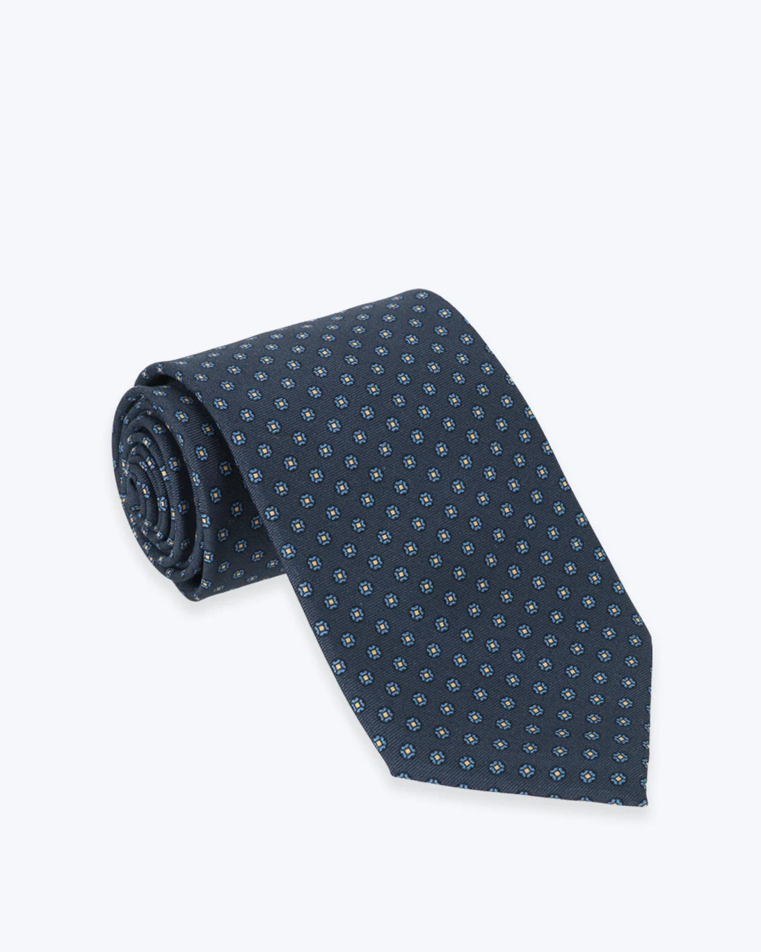 CORBATA AZUL CON FLORES FULHAM