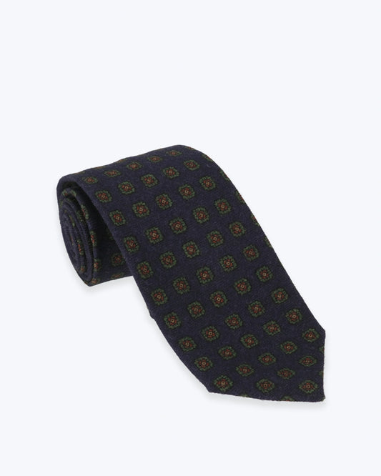 CORBATA AZUL ESTMAPADA FULHAM