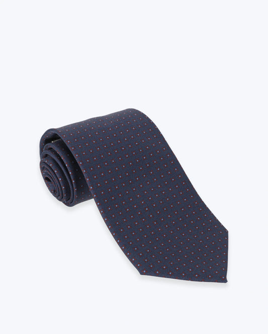 CORBATA AZUL CON FLORES FULHAM