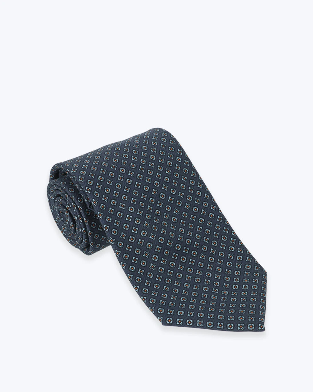 CORBATA AZUL CON FLORES FULHAM