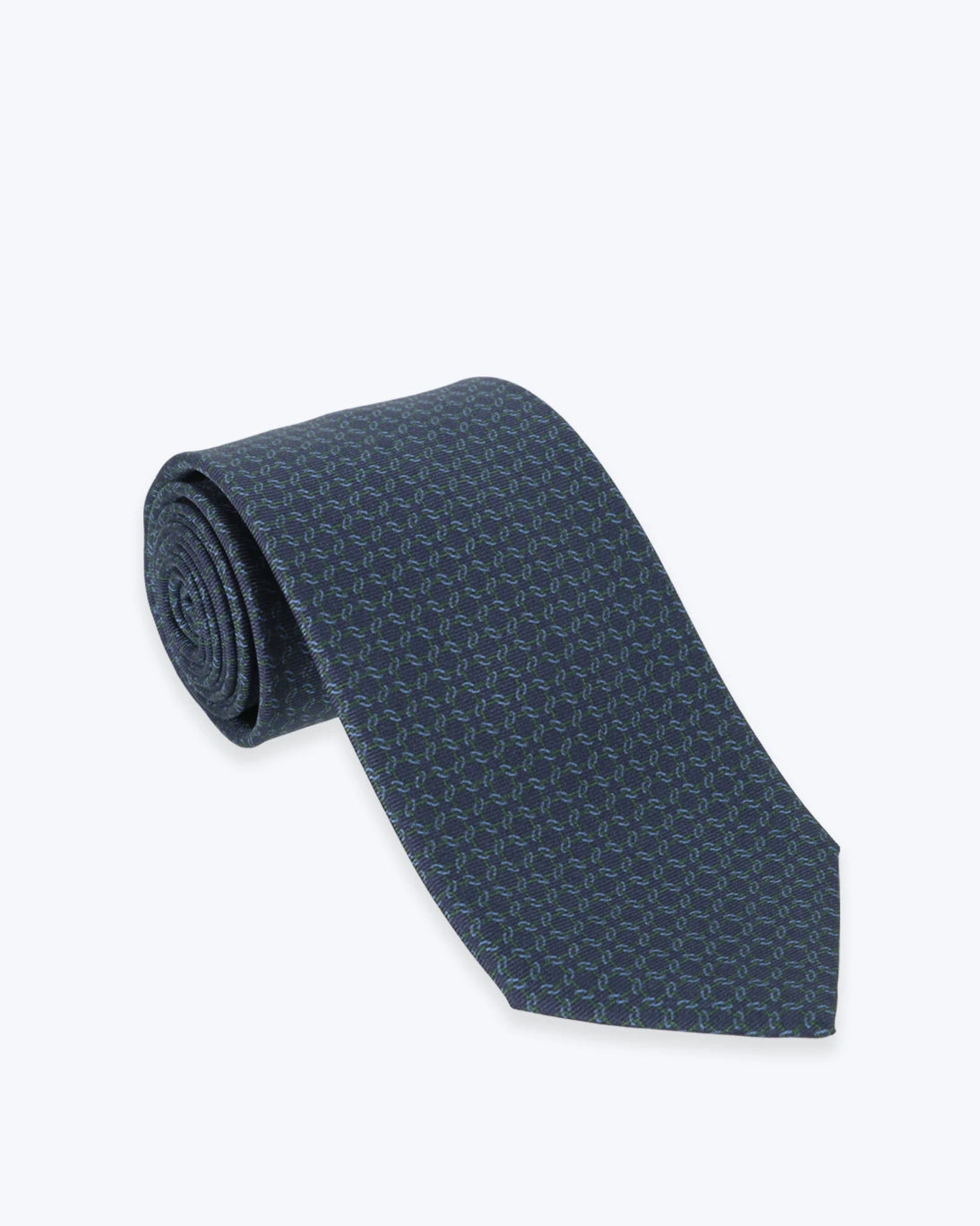 CORBATA AZUL ESTAMPADA FULHAM