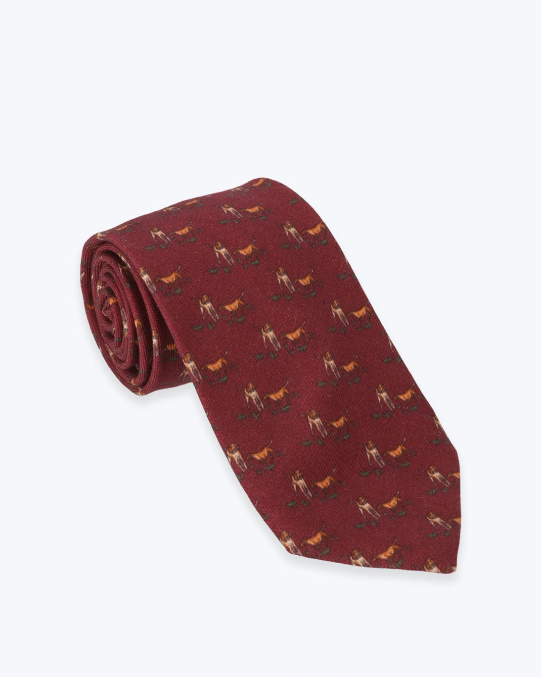 CORBATA BURDEOS CON PERROS FULHAM