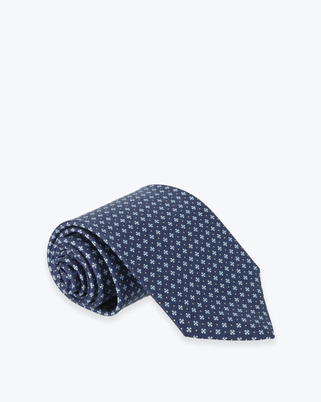 CORBATA DE SEDA AZUL MARINO ESTAMPADA FULHAM