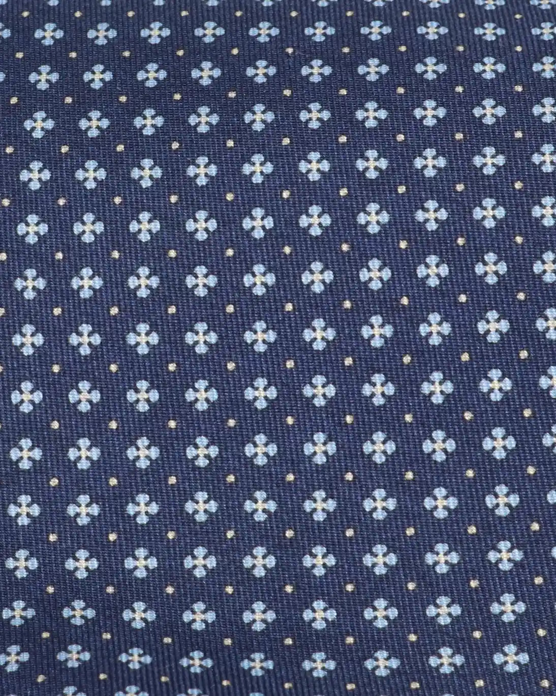CORBATA DE SEDA AZUL MARINO ESTAMPADA FULHAM