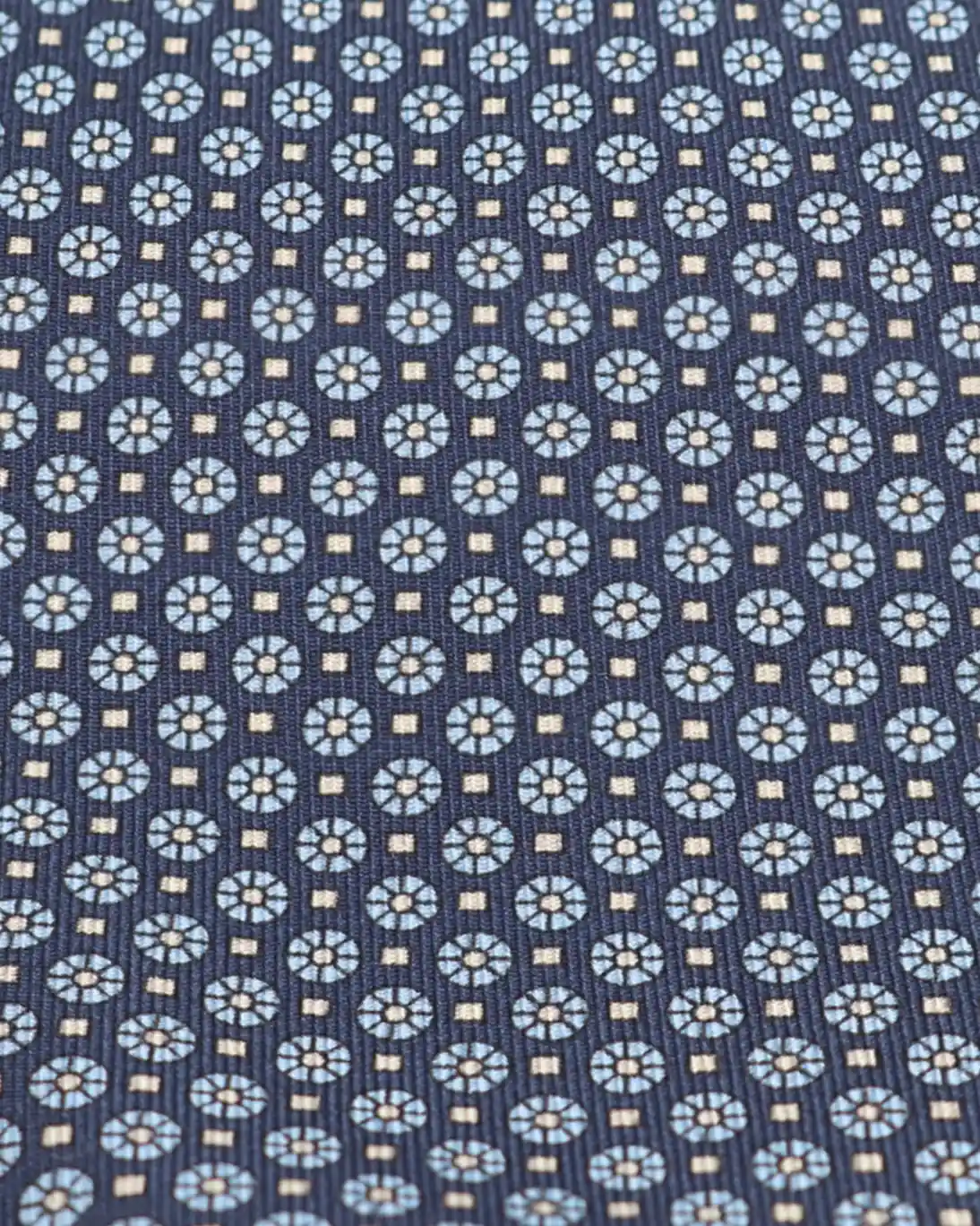 CORBATA DE SEDA NAVY CON FLORES FULHAM