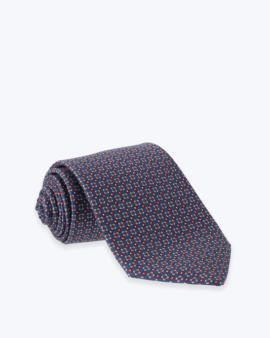 CORBATA DE SEDA AZUL FULHAM