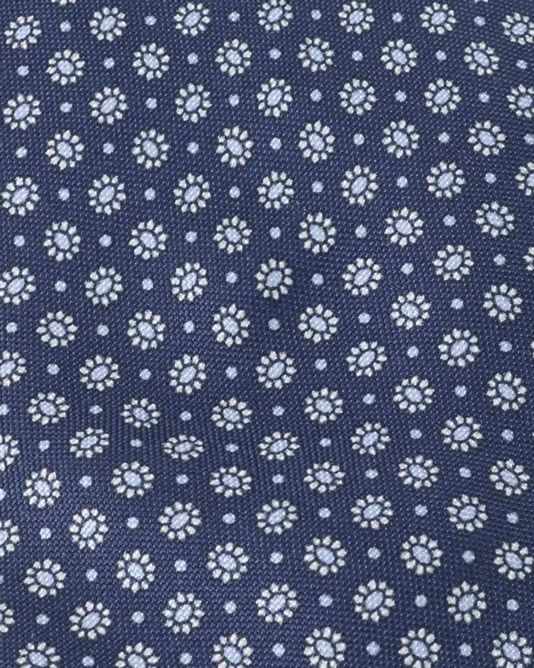 CORBATA DE SEDA AZUL CON FLORES FULHAM