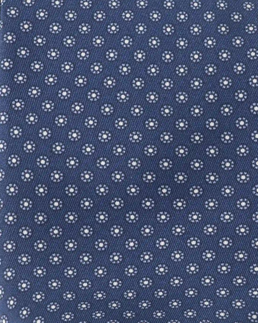 CORBATA DE SEDA AZUL CON FORES FULHAM