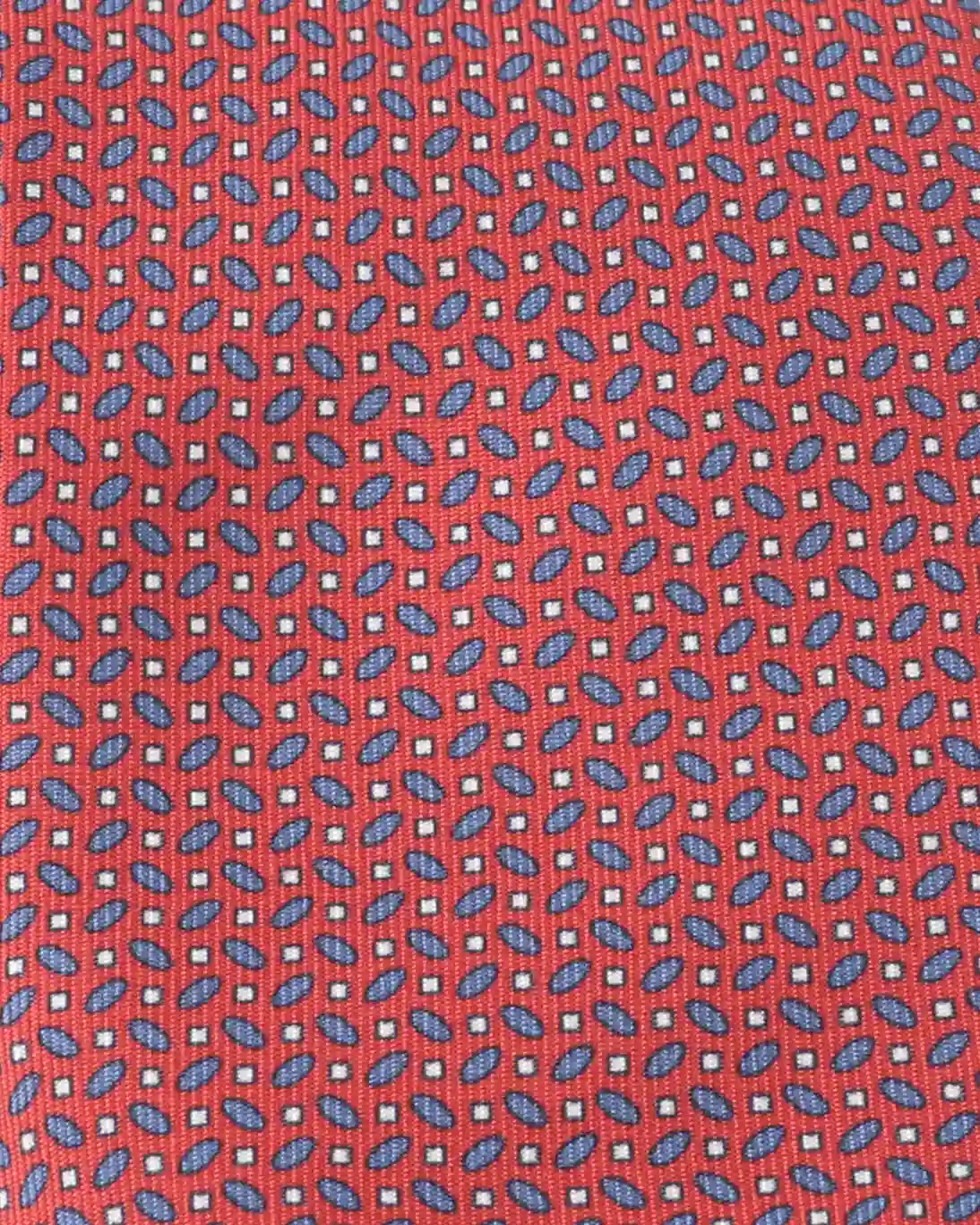 CORBATA DE SEDA ROJA ESTAMPADA FULHAM
