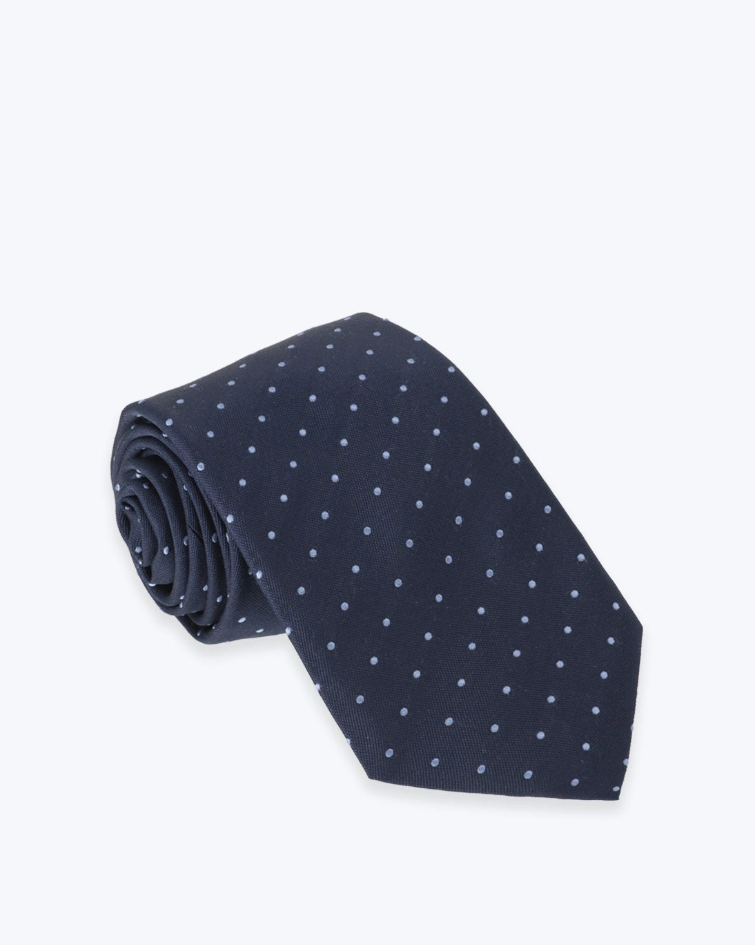 CORBATA DE SEDA AZUL CON PUNTOS FULHAM