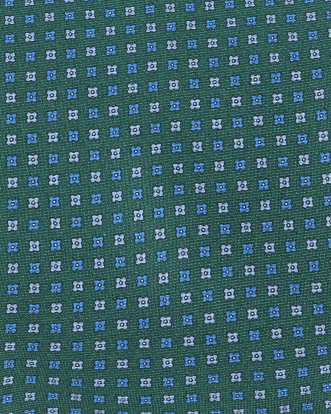 CORBATA VERDE DE SEDA ESTAMPADA FULHAM