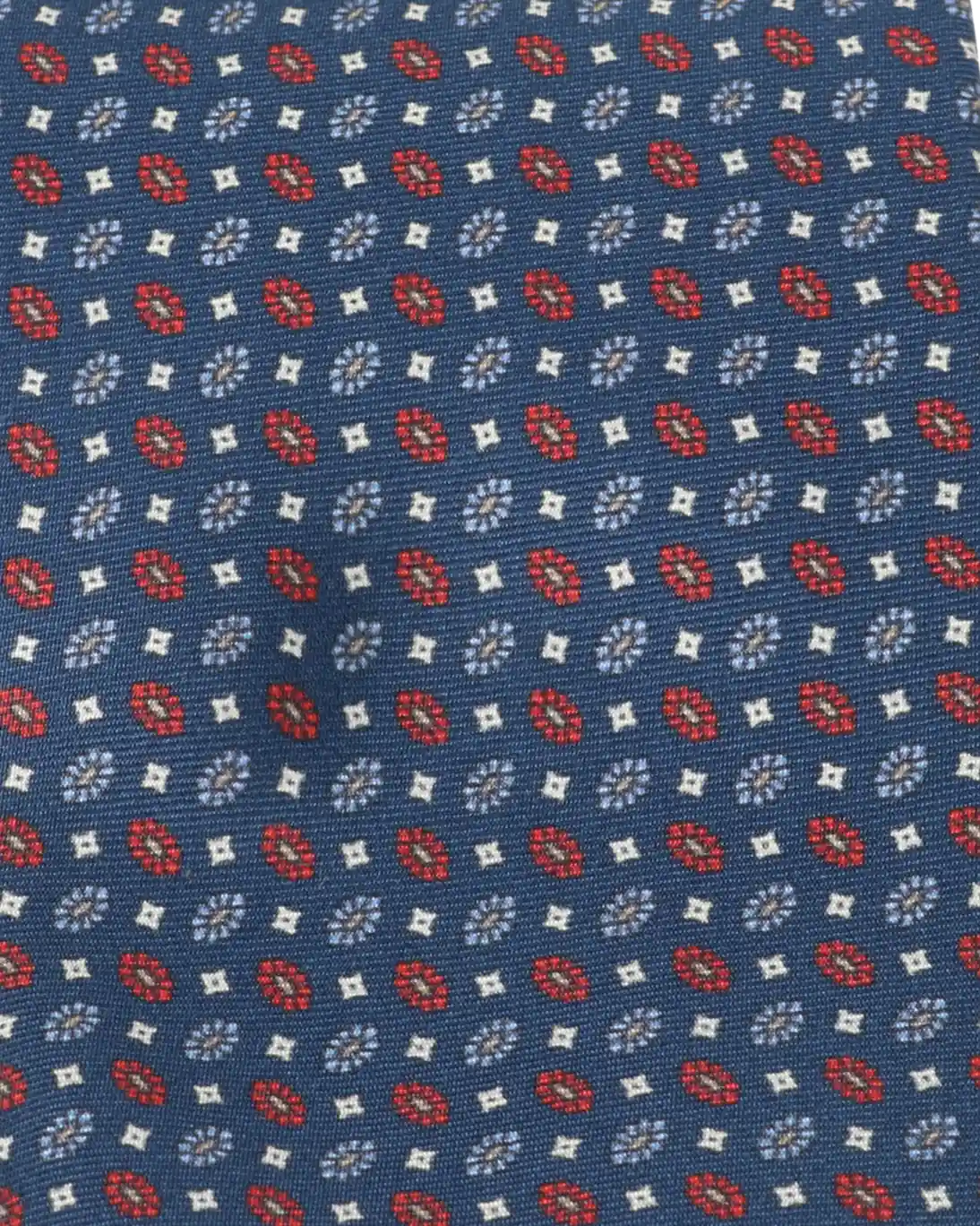 CORBATA DE SEDA AZUL ESTAMPADA FULHAM