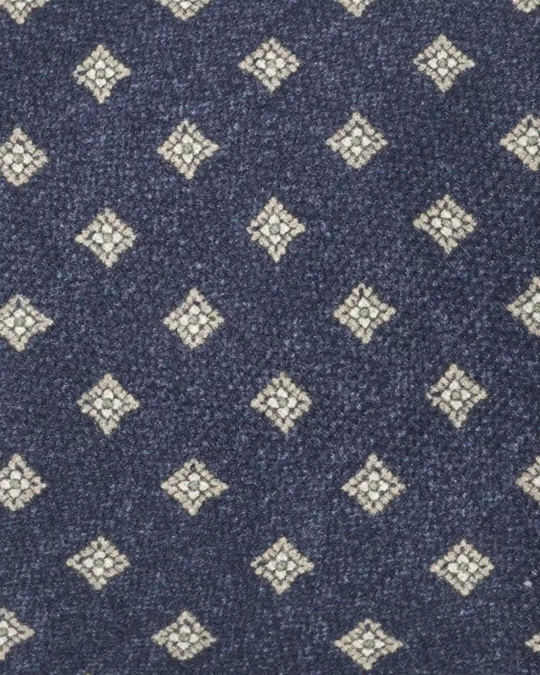 CORBATA DE SEDA AZUL CON ROMBOS FULHAM